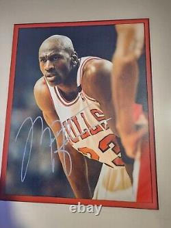 Michael Jordan Signed Photo Framed