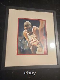 Michael Jordan Signed Photo Framed