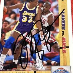 Michael Jordan Signed Upper Deck Trading Card Autographed COA Hologram