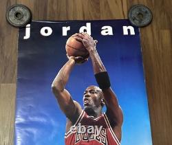 Michael Jordan Space 2 26x74 Door Poster 1995 Costacos Bros Official NBA Rare
