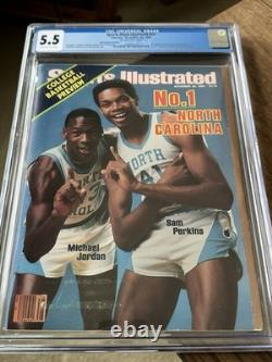 Michael Jordan Sports Illustrated Nov. 28, 1983 1st First Cover CGC 5.5 Sub