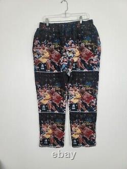 Michael Jordan Team US Sports Club Woven Tapestry Pants Jordan vs Kobe Men's XL