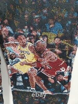 Michael Jordan Team US Sports Club Woven Tapestry Pants Jordan vs Kobe Men's XL