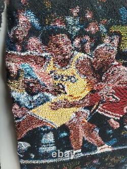 Michael Jordan Team US Sports Club Woven Tapestry Pants Jordan vs Kobe Men's XL