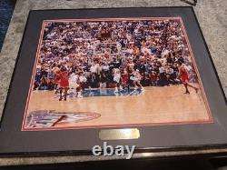 Michael Jordan The Last Shot Framed Photo Chicago Bulls Champs Framed READ