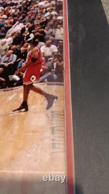 Michael Jordan The Last Shot Framed Photo Chicago Bulls Champs Framed READ