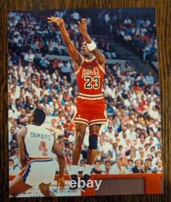 Michael Jordan Type 1 Photo Used For Trading Card 1989 Ed Border Original 8x10