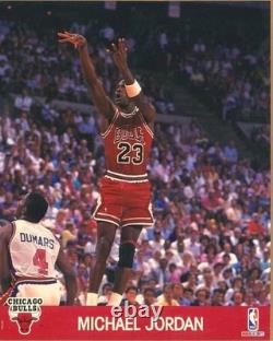 Michael Jordan Type 1 Photo Used For Trading Card 1989 Ed Border Original 8x10