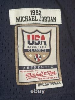 Michael Jordan USA Basketball Mitchell & Ness Home 1992 Dream Team Authentic