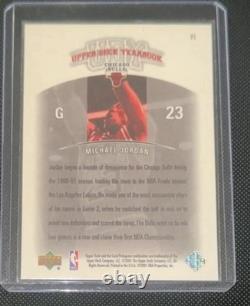 Michael Jordan Upper Deck 00-01 NBA Legends Yearbook Insert Y1 Bulls Card Rare