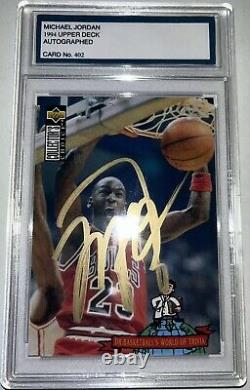 Michael Jordan Upper Deck Auto, Authentic COA