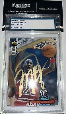 Michael Jordan Upper Deck Auto, Authentic COA