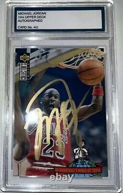 Michael Jordan Upper Deck Auto, Authentic COA