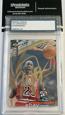 Michael Jordan Upper Deck Auto, Authentic COA