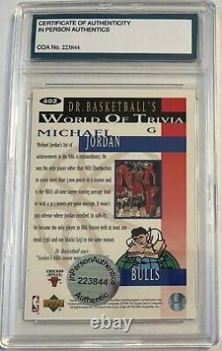 Michael Jordan Upper Deck Auto, Authentic COA