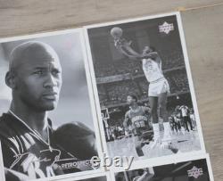 Michael Jordan Upper Deck Black & White Retrospect Postcards Lot of 6 Bulls 4x6