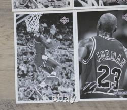 Michael Jordan Upper Deck Black & White Retrospect Postcards Lot of 6 Bulls 4x6