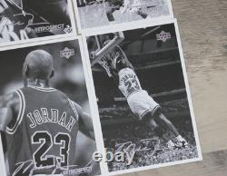 Michael Jordan Upper Deck Black & White Retrospect Postcards Lot of 6 Bulls 4x6