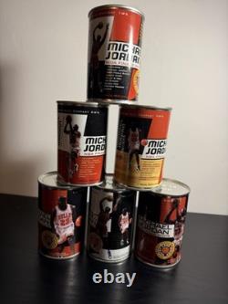 Michael Jordan Upper Deck Finals Shots Tin Can Set 1-6 Sealed NEW with Pack Inside