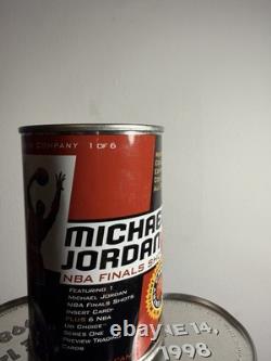 Michael Jordan Upper Deck Finals Shots Tin Can Set 1-6 Sealed NEW with Pack Inside