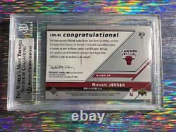 Michael Jordan Upper Deck Game Used Patch BGS 9 Mint
