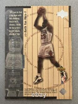 Michael Jordan /Van Horn 1997-98 UD Hardcourt Holding Court SILVER #d 06/23 RARE