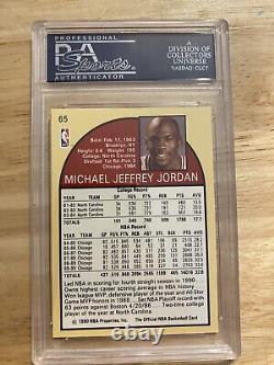 Michael Jordan Vintage PSA 8 LAST DANCE NBA Hoops 1990 Card Collector Chicago