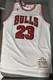 Michael Jordan White Chicago Bulls Mitchell & Ness Hardwood classic 1997-1998