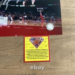 Michael Jordan autographed 8x10 Dunking Photo with COA Auto Chicago Bulls GOAT