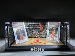 Michael Jordan custom LED sports card display case GOAT