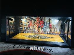 Michael Jordan custom LED sports card display case GOAT