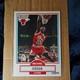 Michael Jordan flare 1990 dunk card mint condition blue and red border