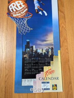 Michael Jordan's Hang Time 1990 Illinois Lottery In-Store Display RARE