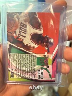 Michael jordan power in the key fleer 93 94 mint gem