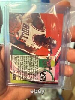 Michael jordan power in the key fleer 93 94 mint gem