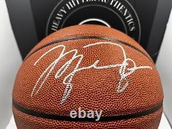 Michael jordan signed basketball Withcoa