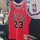 Micheal Jordan Chicago Bulls Red 97-98 NBA Finals M&N Authentic Jersey Large New