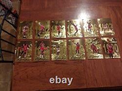 Micheal Jordan Full Set Of Autographed Cards