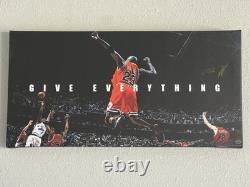 Micheal Jordan (Give Everything) IKONICK Wall Art