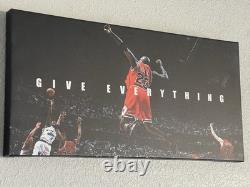 Micheal Jordan (Give Everything) IKONICK Wall Art