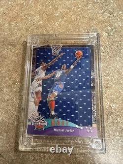 Micheal Jordan Jersey Fusion Profusion /50 player worn Swatch WithCOA