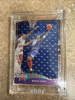 Micheal Jordan Jersey Fusion Profusion /50 player worn Swatch WithCOA
