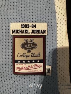 Mitchell & Ness 1983-84 Michael Jordan North Carolina Authentic Jersey UNC Sz L