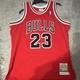 Mitchell & Ness Michael Jordan Chicago Bulls Authentic Jersey Red 1997-98 48 XL