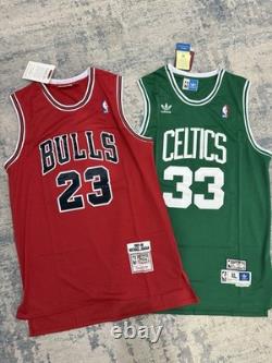 NBA BASKETBALL JERSEY BUNDLE Mens Size Extra Large Michael Jordan & Larry Bird