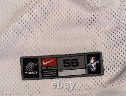 NBA MICHAEL JORDAN WASHINGTON WIZARDS NIKE AUTHENTIC JERSEY Sz 56