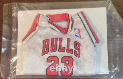 NBA Michael Jordan Chicago Bulls Mini Jersey White Red Basketball Souvenir