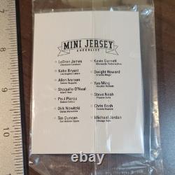 NBA Michael Jordan Chicago Bulls Mini Jersey White Red Basketball Souvenir