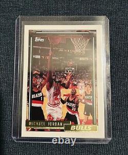 NBA Michael Jordan Lot Of (9). Topps Gold, Fleer, Upper Deck. N/M Condition