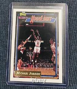 NBA Michael Jordan Lot Of (9). Topps Gold, Fleer, Upper Deck. N/M Condition